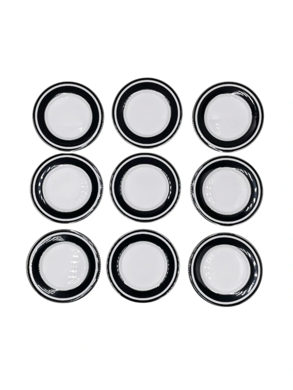 NEW Lenox Kate Spade Parker Place Saucer Set of 9 Plates Bone China Made in USA